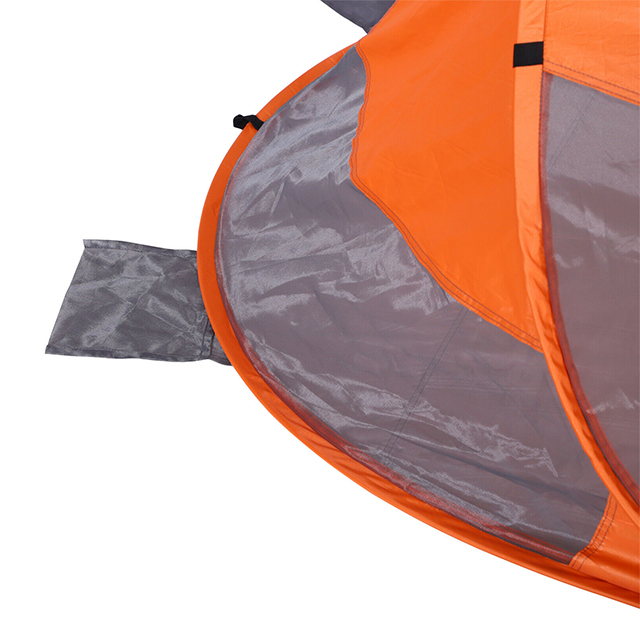 Orange Protection sunny Portable Automatic Pop Up Family Beach Tent Camping Sun Shade