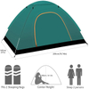 2 Person Lightweight Tent Green Instant Automatic pop up Camping Tent ,Waterproof Windproof, UV Protection