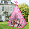 Pink unicorn large kids teepee tent for toddler dog baby boy adult ,durable foldable kids game playhouse for indoor outdoor