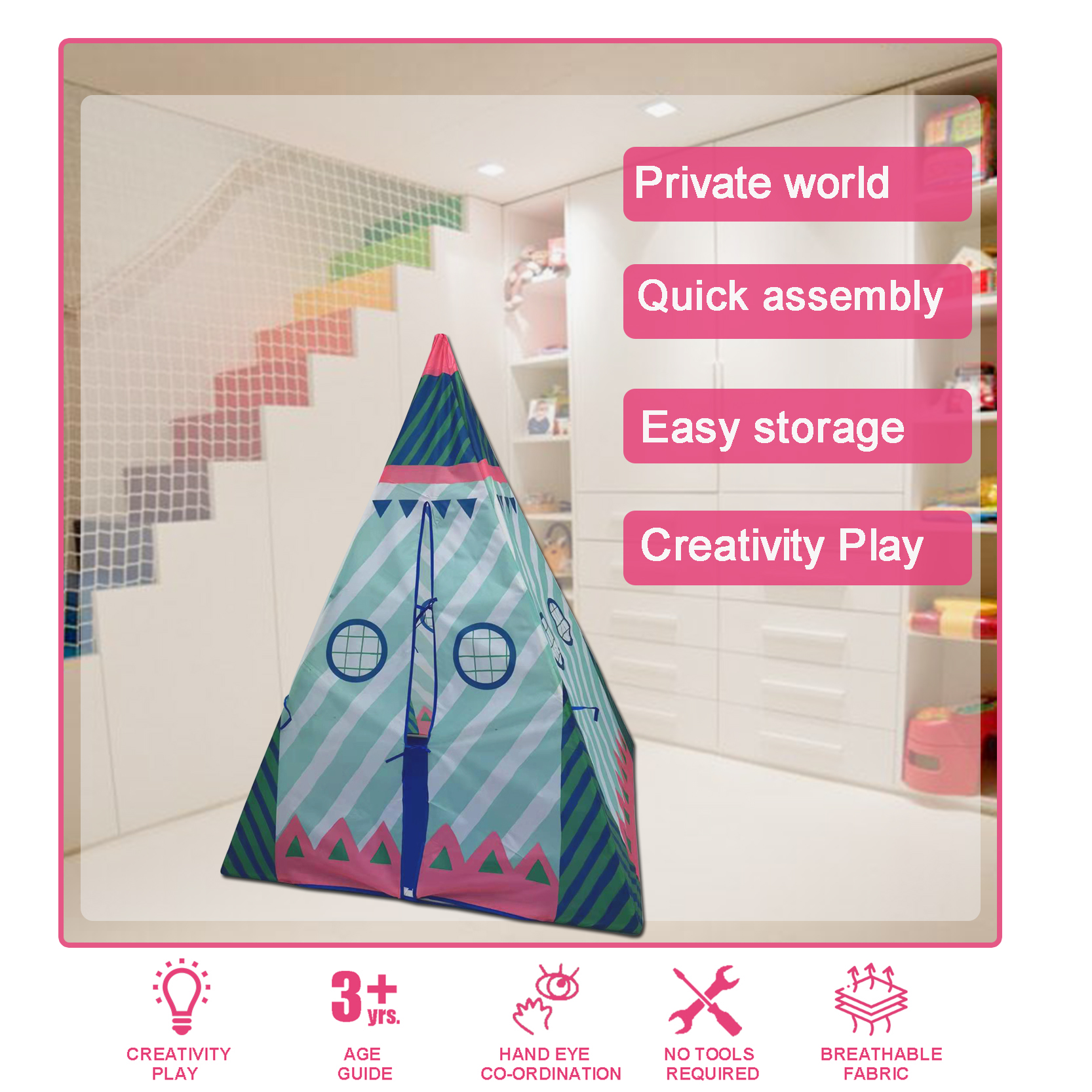 pirate play teepee