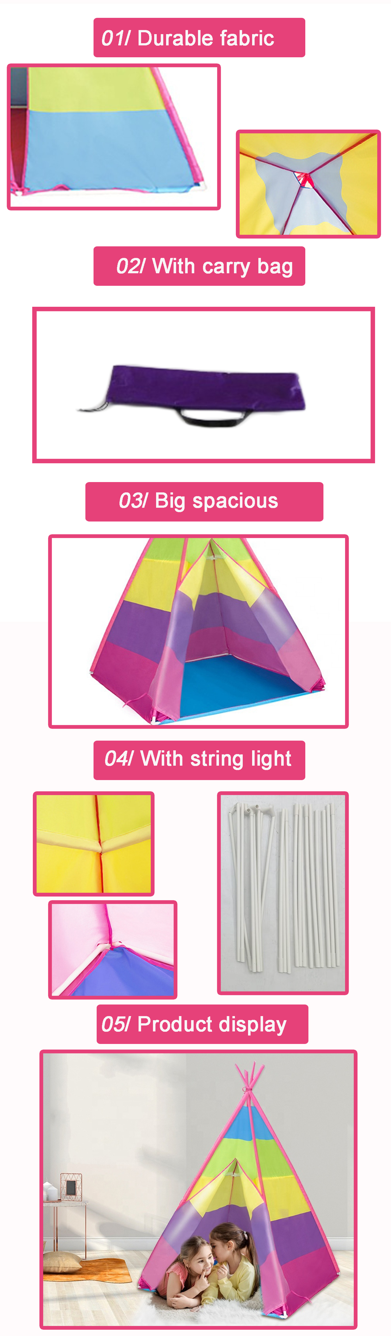 kids teepee tents manufacturer