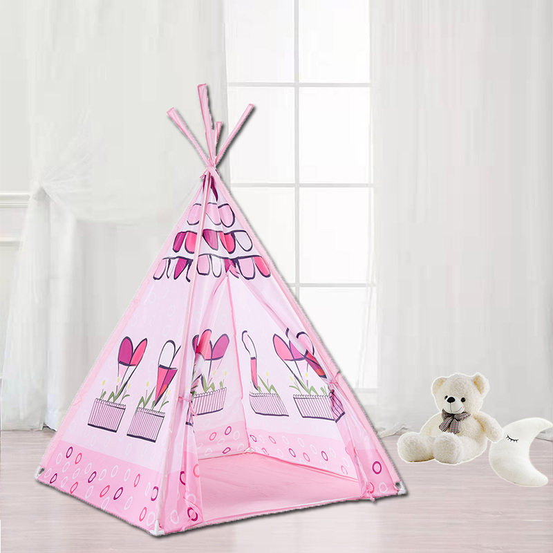 Cute flower kids teepee