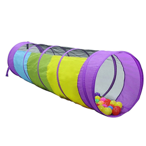 Muliticolor stripe Pop Up Foldable Shopping Online Best Gift Crawling Tunnel Play Tent