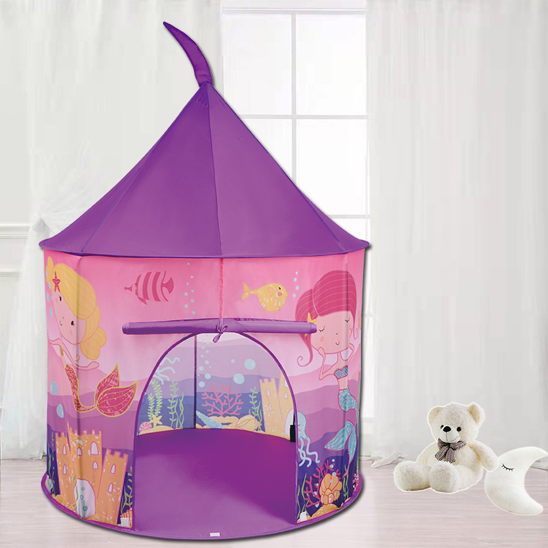Mermaid kids castle tent