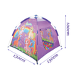Unicorn Dome Tent Purple Color Ball Pit Tent For Girls Boys Toddlers