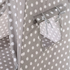 Grey color with white dot pattern Three-Season Cotton Canvas Pyramid Tent Kids Teepee for Girls Boys Toddlers