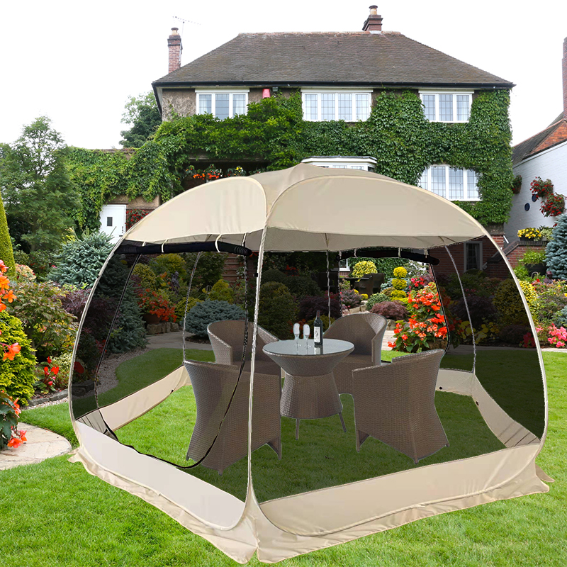 Pop Up Screen House Room Outdoor Camping Tent Big Canopy Use For Backyards Parties Picnics Or Meetings