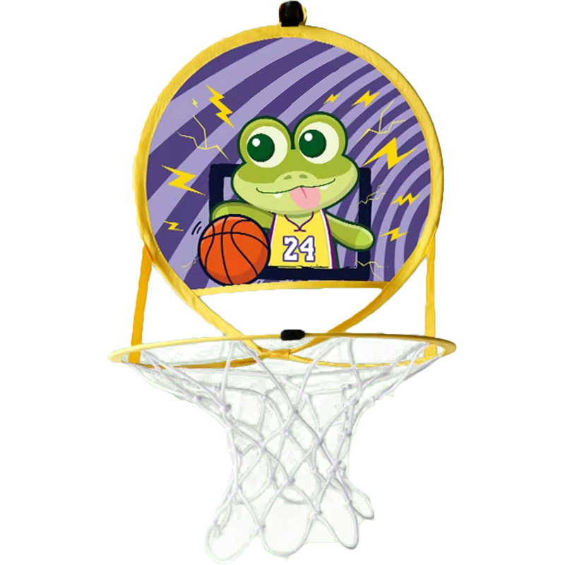 OEM Design Basketball hoop Toy Lovely Detachable Folding Baby Basketball Hanging Board for Gift