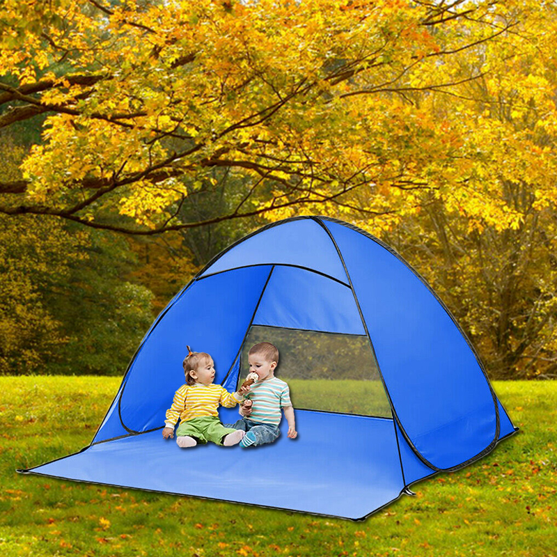 OEM Color Easy Set-up Beach Tent Automatic Pop Up Instant Beach Shade 