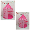 Pink Princess Castle Tent With Printing Crown