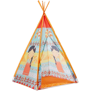 Cute gir kids teepee tent Indian style playhouse for girls boys Indoor Outdoor Games Camping tent