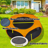 2 Pcs Orange Hexagon Tent with Circle Tunnel Ourdoor Playpen Playground for Kittens Small Animals Rabbit Guinea Pig