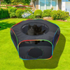 Outdoor Rainbow Hexagon Tent with Circle Tunnel Ourdoor Playpen Playground for Kittens Small Animals Rabbit Guinea Pig