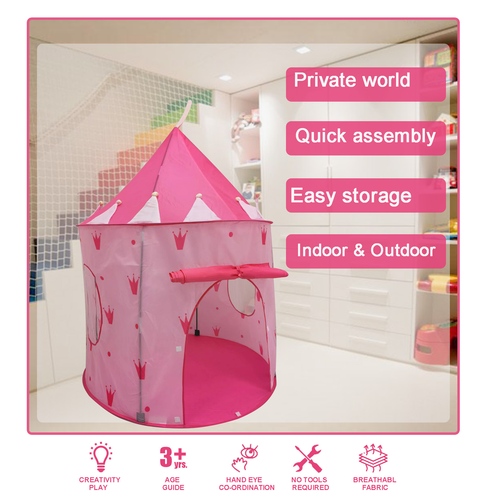 princess castle tent