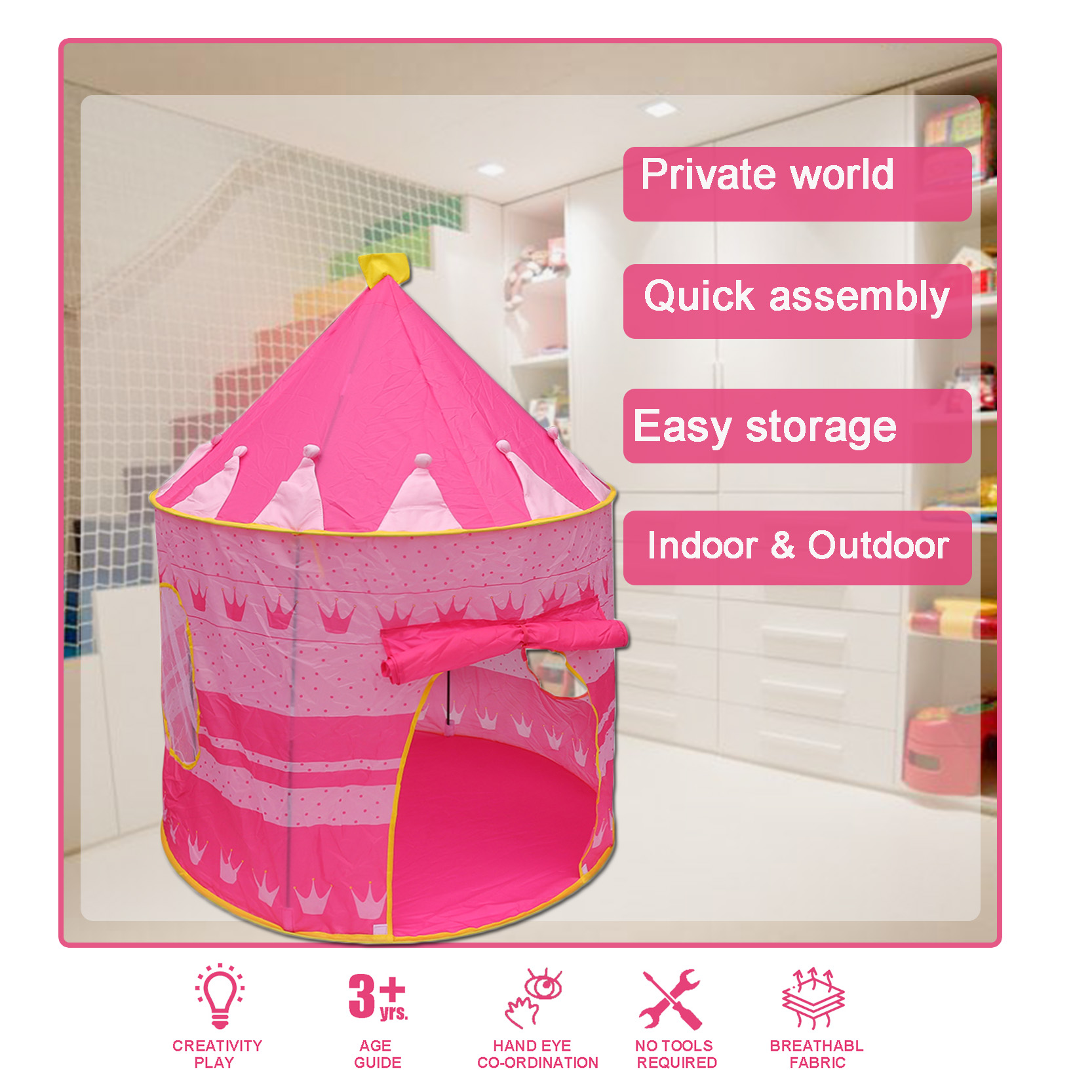 princess castle tent