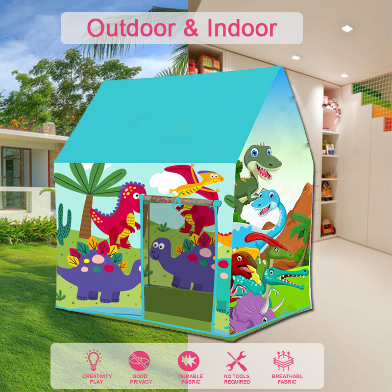 New Design Dinosaur Toy Tent Play House With Carry Bag Easy Assemble