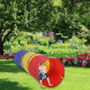 Multicolor stripe Easy to Set Up and Sturdy high quality cheap price color Customized Crawl Through Play Tunnel Toy