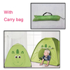 Green frog shape easy set up kids dome tent,Breathe freely automatic camping tent, kids play game tent