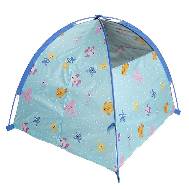 Hot sale ocean theme kids dome tent,Fortable and easy assemble,fiberglass kids play tent children playhouse