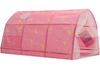 Pink Portable Kids Bed Tent,Baby Toddlers Sleeping Tent with Double Net Curtain for Boys Girls Bedroom Decor