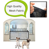 Pet Barrier Fences Portable Folding Breathable Mesh Dog Gate Pet Separation Guard Isolated Fence 