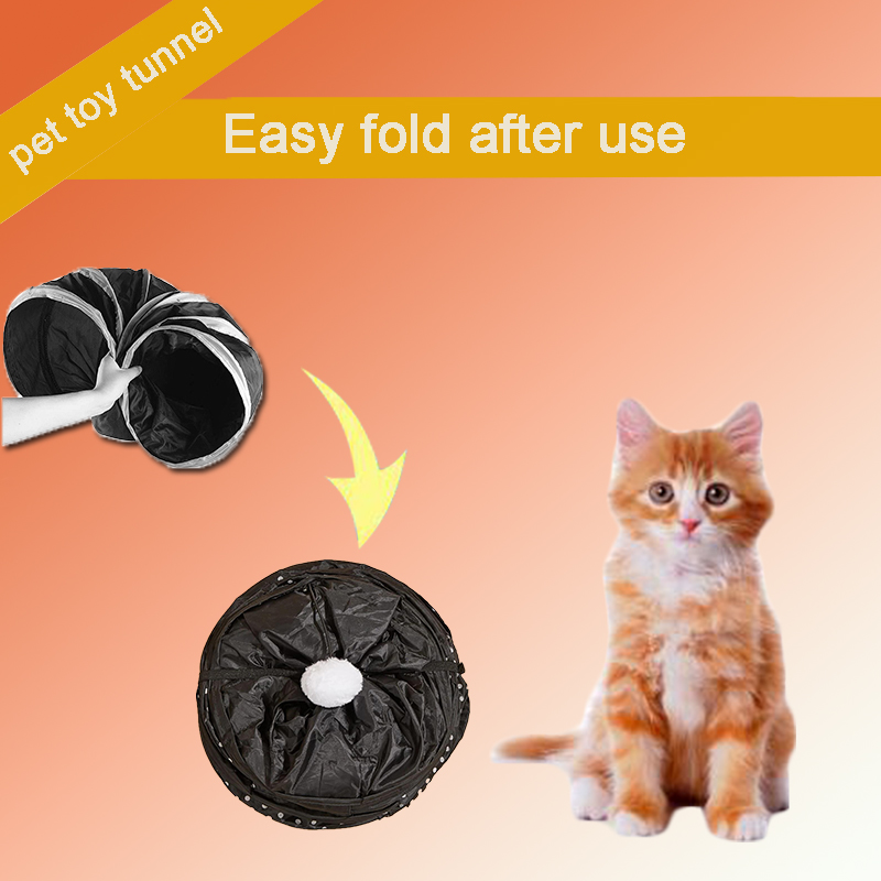 3 Ways Cat Tunnels Indoor Outdoor For Cats Puppy Kitty Kitten Rabbit 