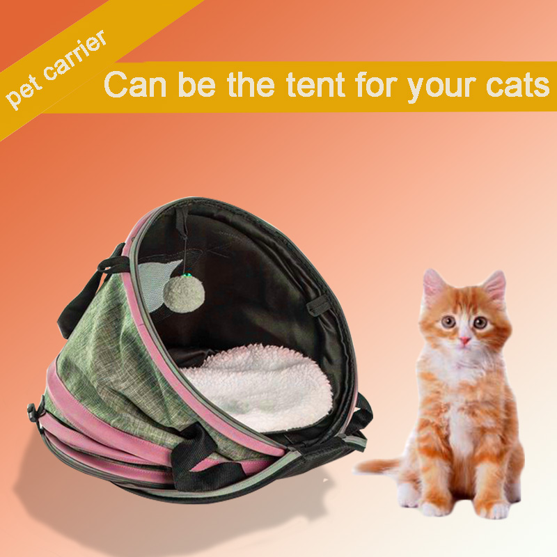 Wholesale Portable Cat Carrier Pet Travel Bag 3 IN 1 Design Use Indoor Outdoor Cat House