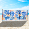 New Design Wholesale Custom Printed Windbreak Holiday Garden Camping Beach Sun Shade 