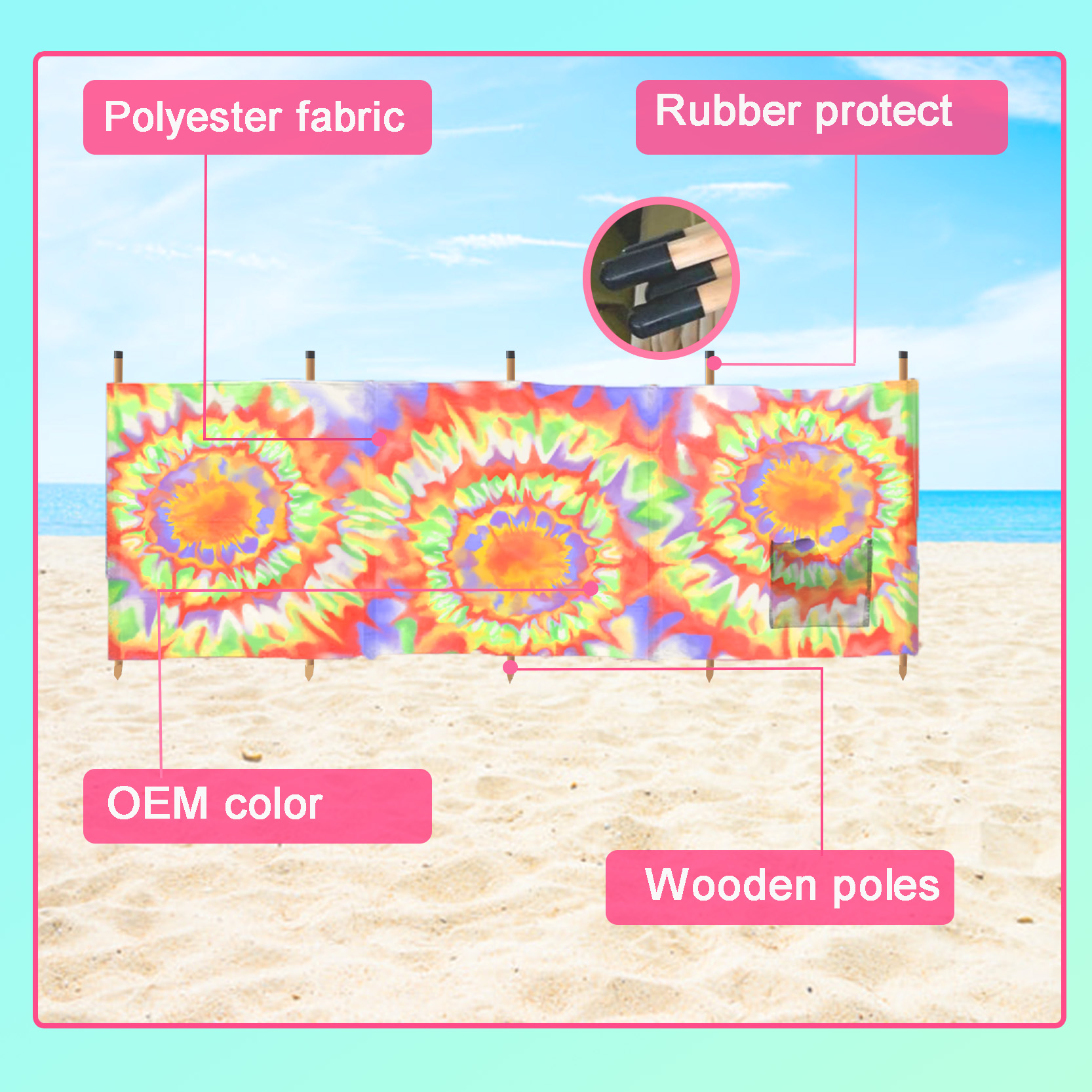 wind breaker fence