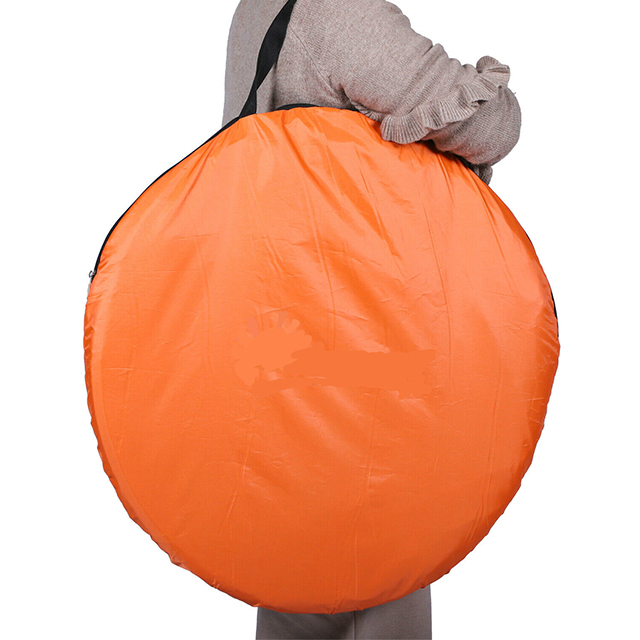 Orange Protection sunny Portable Automatic Pop Up Family Beach Tent Camping Sun Shade