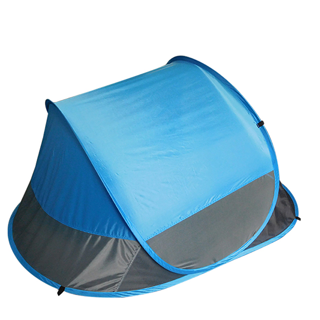 UPF 50 Easy Pop Up Beach Tent, 3-4 Person Sun Shelter, Portable Instant Beach Shade UV Protection