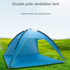 Double Pole Large Outdoor Beach Tent Sun Shelter Sunshade Pop up Tent Triangle Tent Shelter 3-4 persons Sun Protection