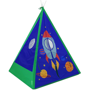 Universe space theme sturdy playhouse easy set up and folding Kids teepee ten with protable carry case