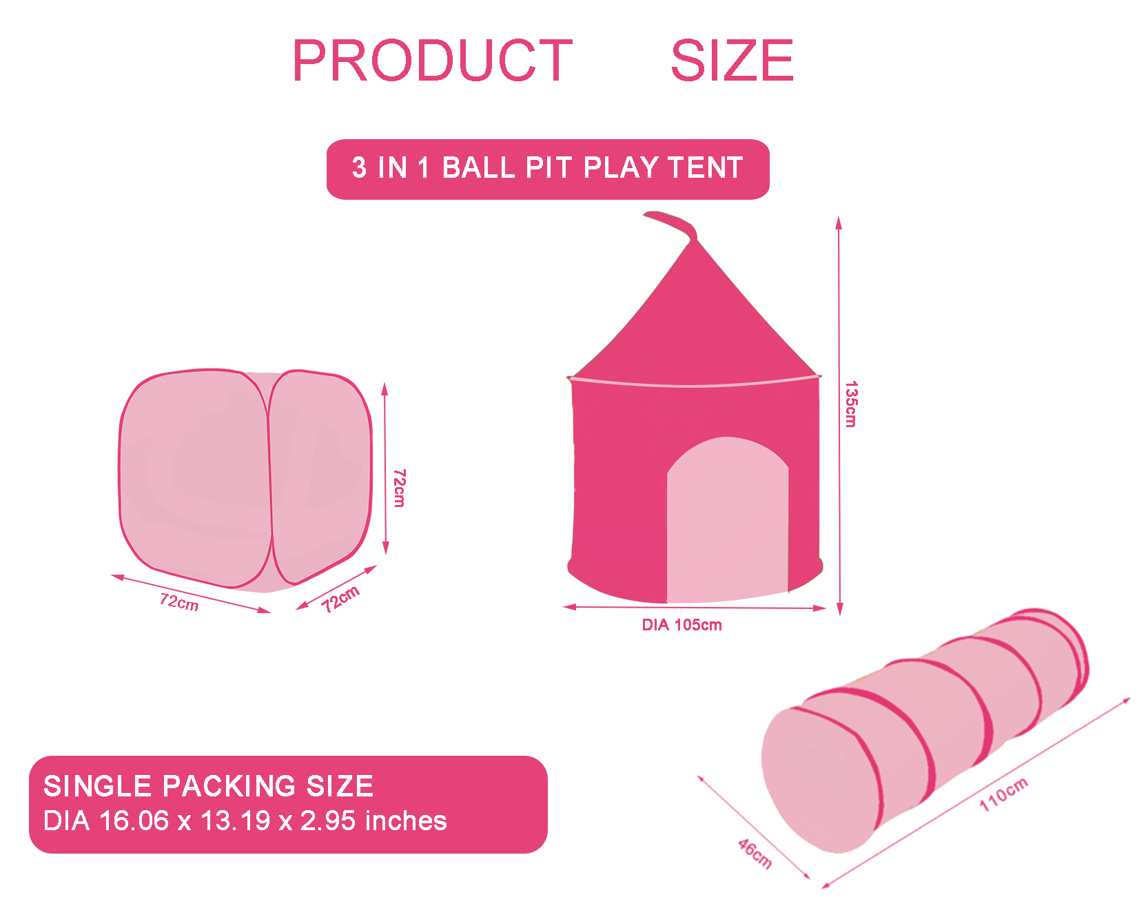 kids castle play tent
