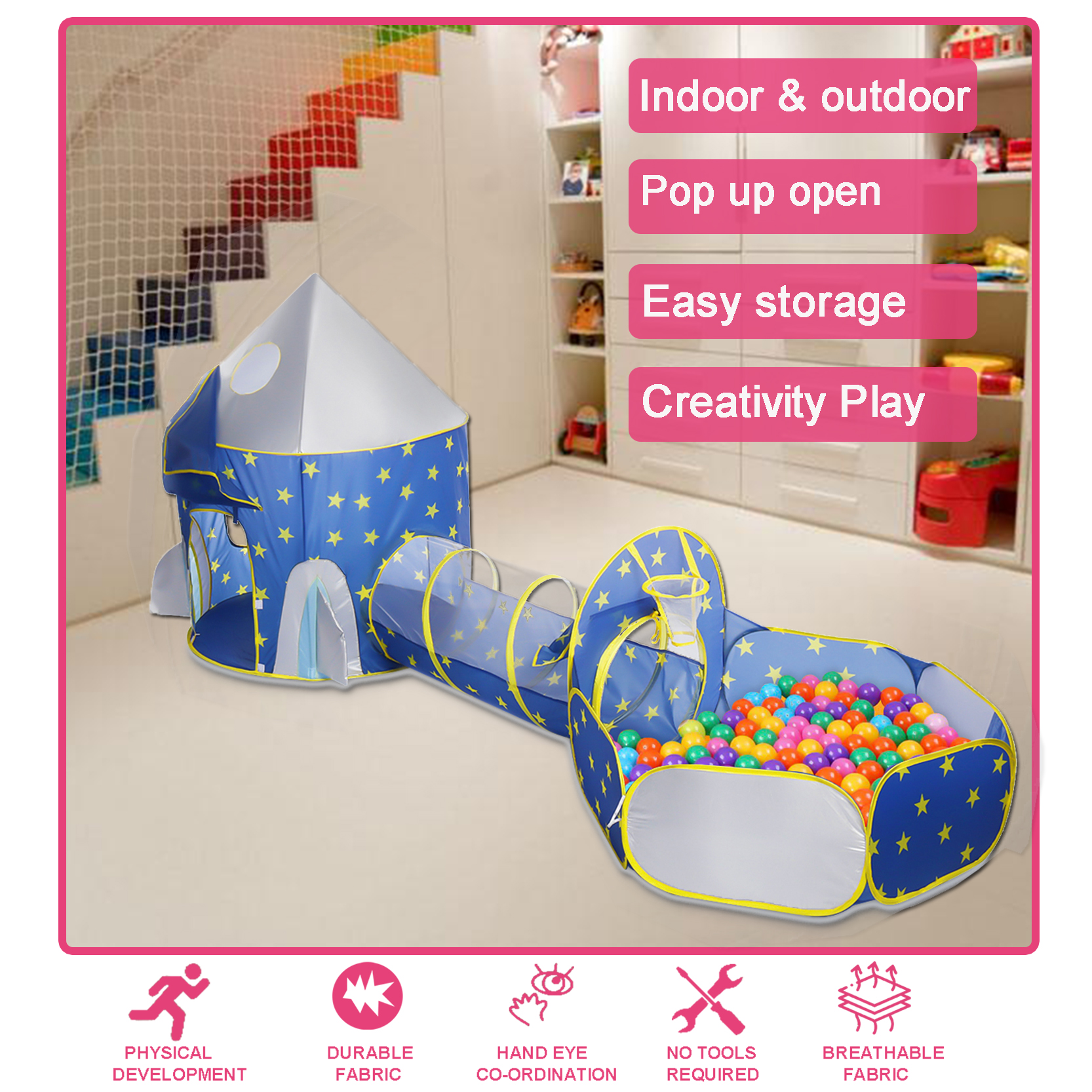 rocket play tent
