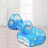 Blue ocean theme kids play tent pop up open with carry bag