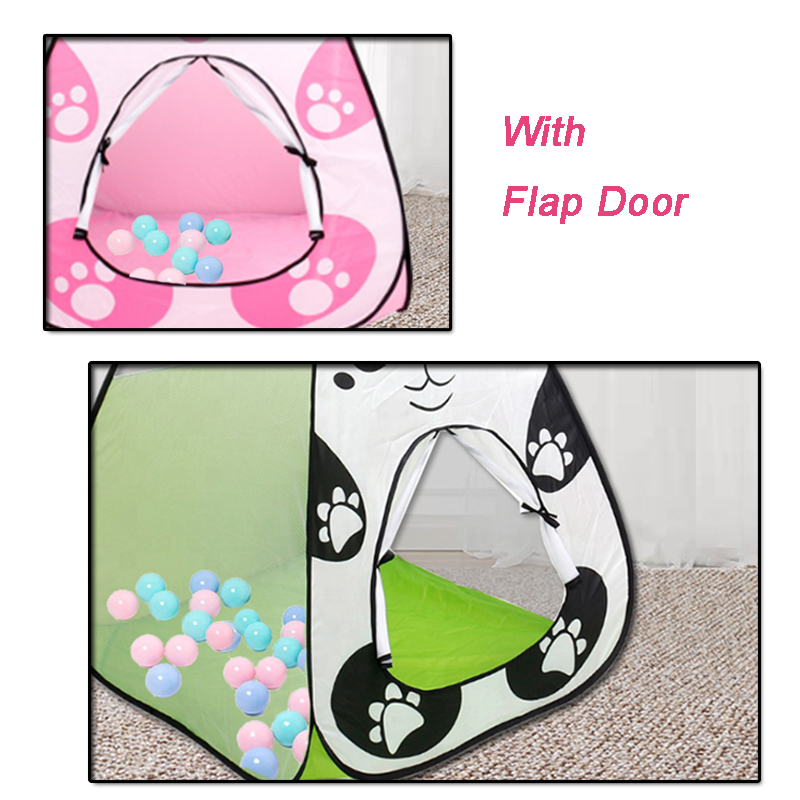 Panda Elephant Bunny Animal Shape Kids Play Tent Ball Pit For Indoor and Outdoor Great Toy Ball Set For Kids