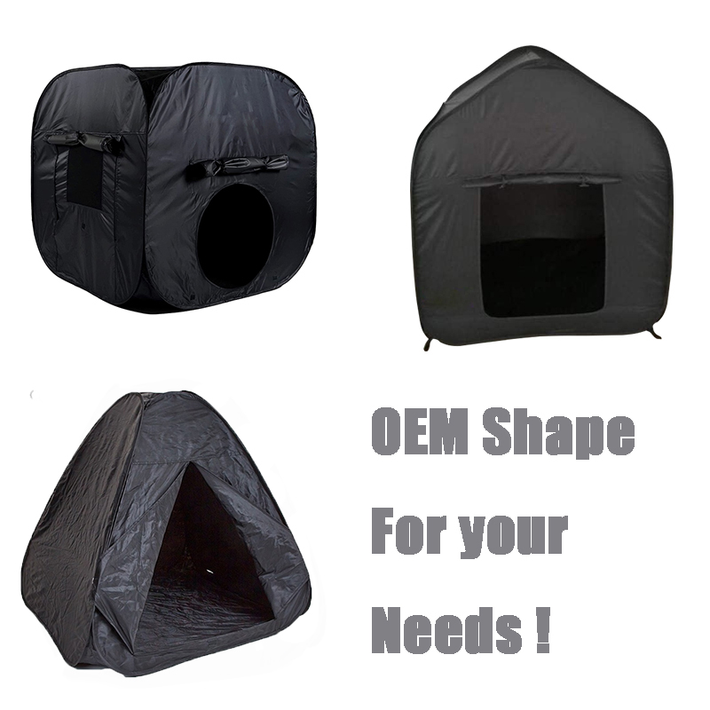 Black Children's kids dark den tent Playhouse Popup Tents for quiet room sensory dark den room for children with autism