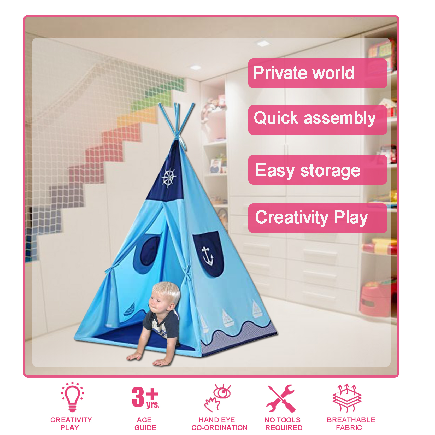 pirate teepee tent