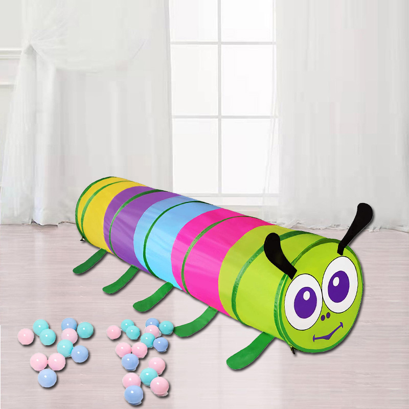 Worm kids tunnel tent