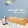 Yellow Cotton Kids Foldable Portable Crawling Tunnel play tent Toddler playpen for interactivity game great gift for baby girls boys