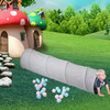 Gray Cotton Kids Foldable Portable Crawling Tunnel play tent Use Indoor OutdoorToddler playpen for interactivity game