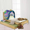 Forest Theme Portable Foldable Pop Up Kids Bed Tent