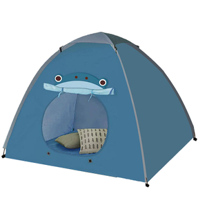 Blue Shark fish design kids play tent, fortable and easy assemble dome tent, Play House Toy