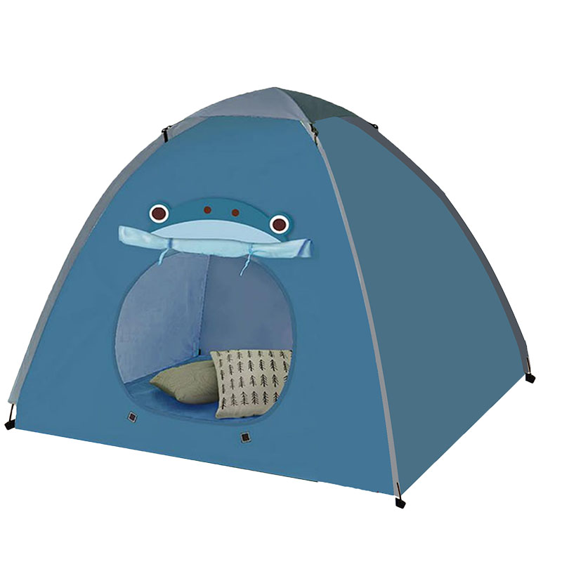 Blue Shark fish design kids play tent, fortable and easy assemble dome tent, Play House Toy
