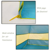 Blue Easy Set-up Beach Tent Automatic Pop Up Instant Beach Shade 