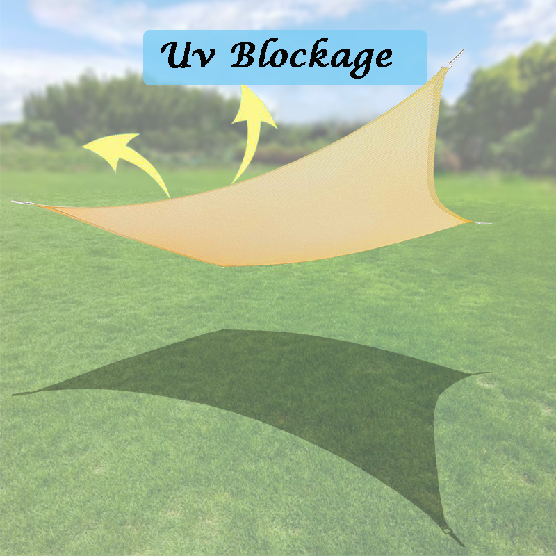 OEM Color Rectangle Shade Sail UV Block for Patio Garden Outdoor Facility