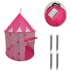 Pink Princess Castle Tent With Printing Crown