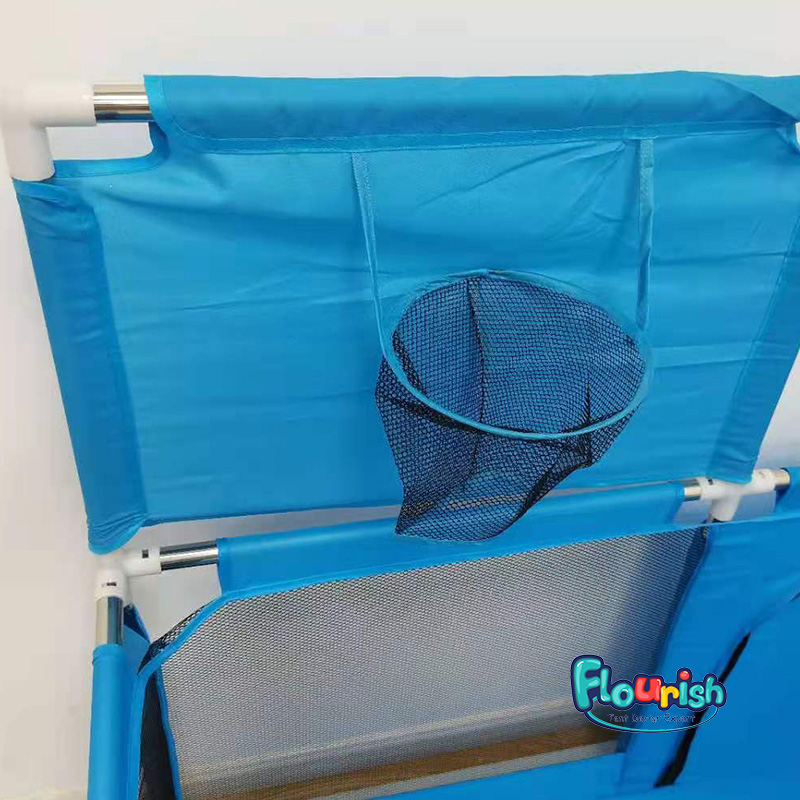 Blue Square Children Baby Playpen Kids Activity Center Fence for Kids with Easy Safety Gate & Basketball Hoop