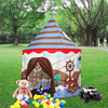 Pirate Ship Theme Easy Folding Pop Up Kids Castle Play Tent Use For Indoor and Outdoor